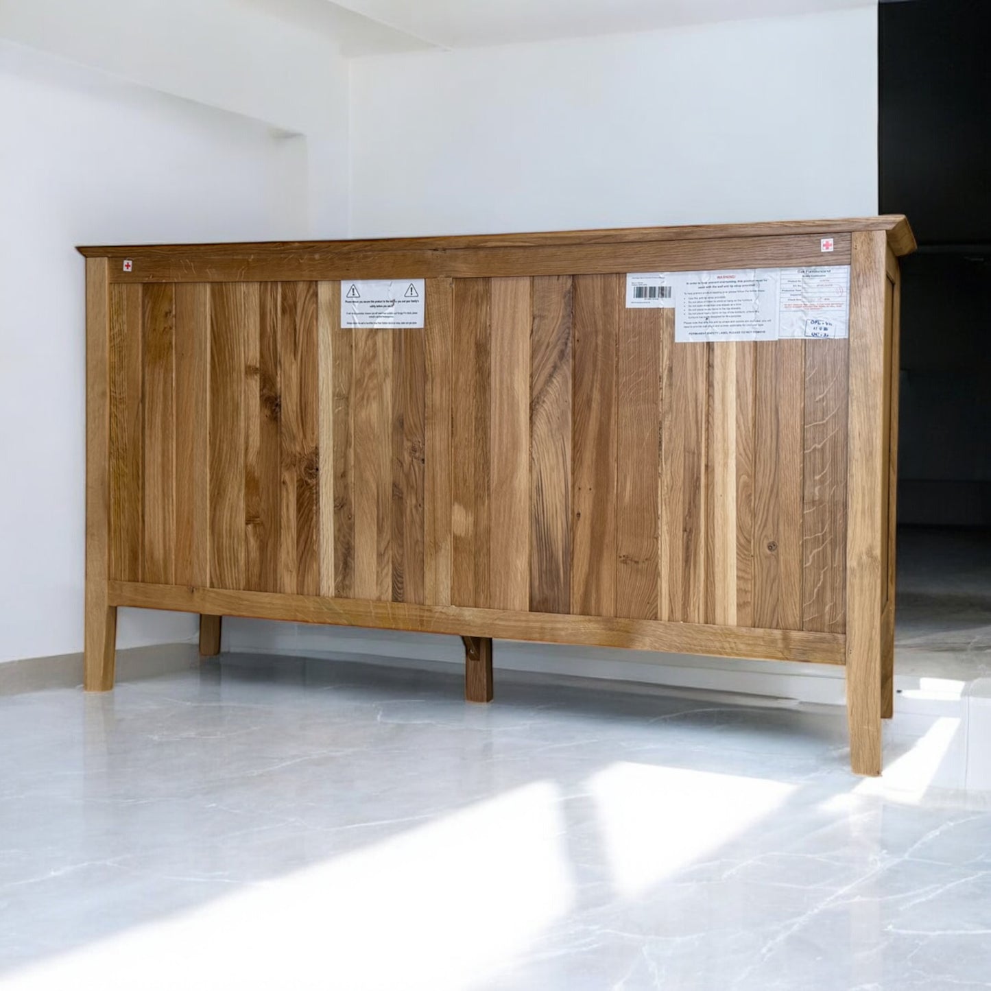 Natural Solid Oak 7 Drawer Chest, Copenhagen Range From Oak Furnitureland RRP £679