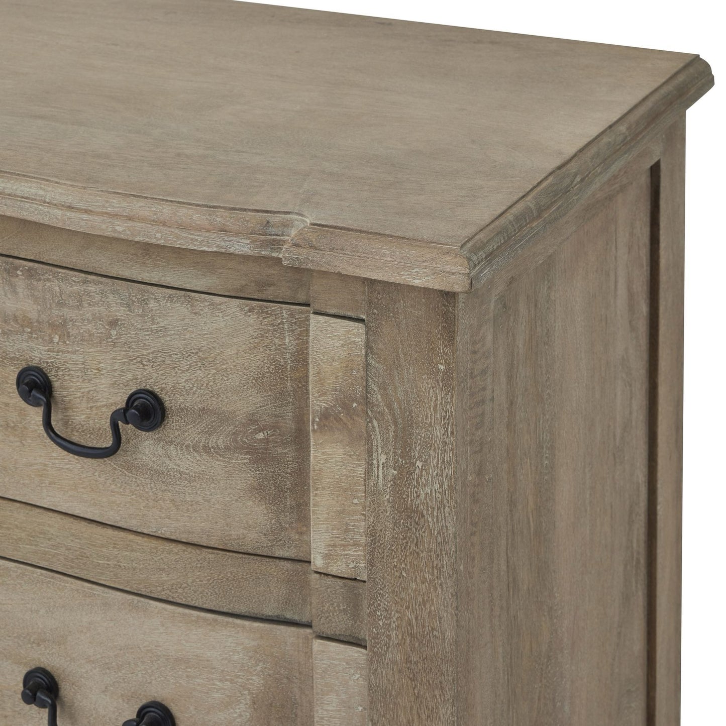 COPGROVE COLLECTION 3 DRAWER SOLID WOOD FRENCH STYLE CHEST