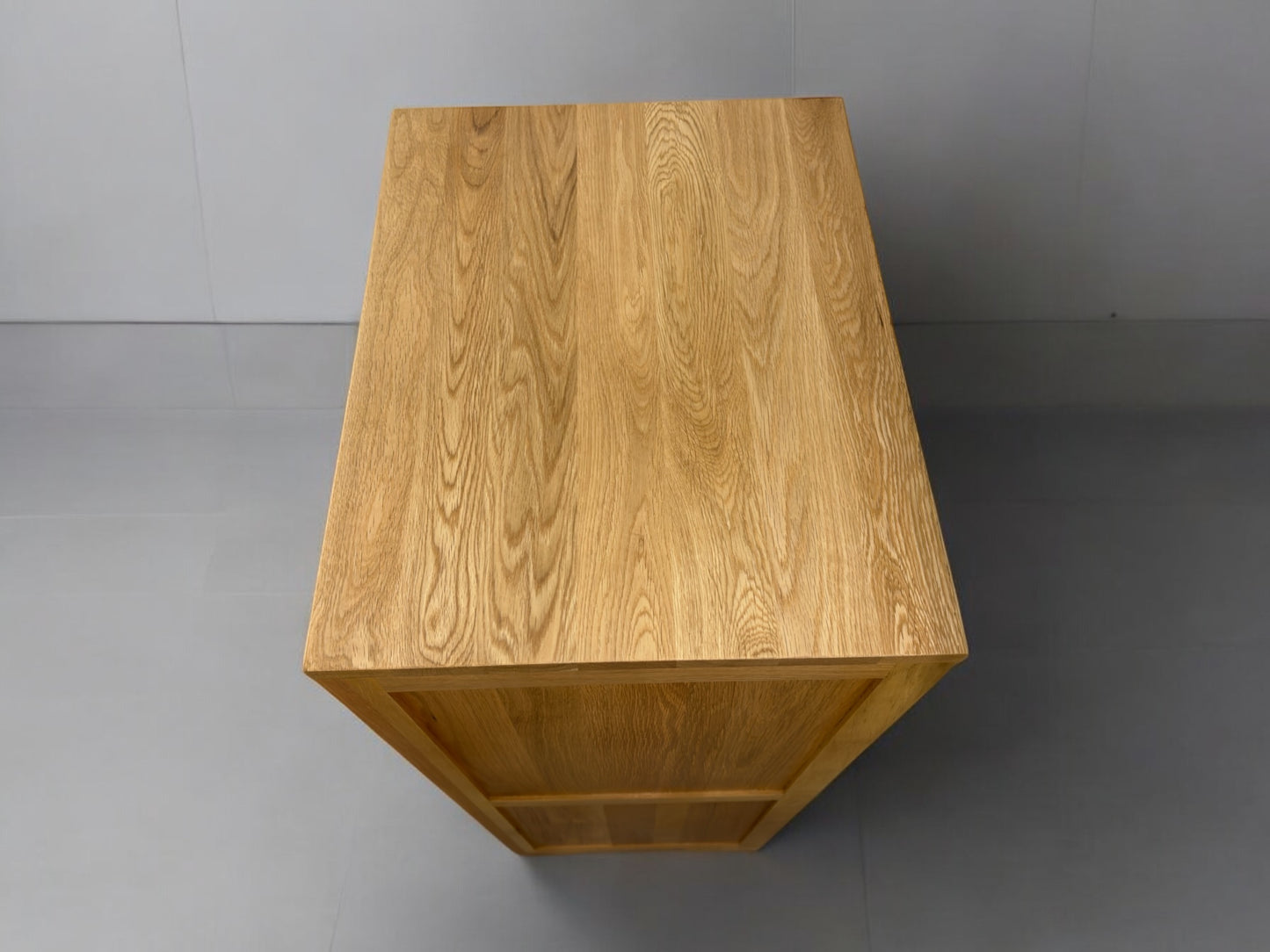Oak Furnitureland Natural Solid Oak Tallboy Bevel Range RRP £429