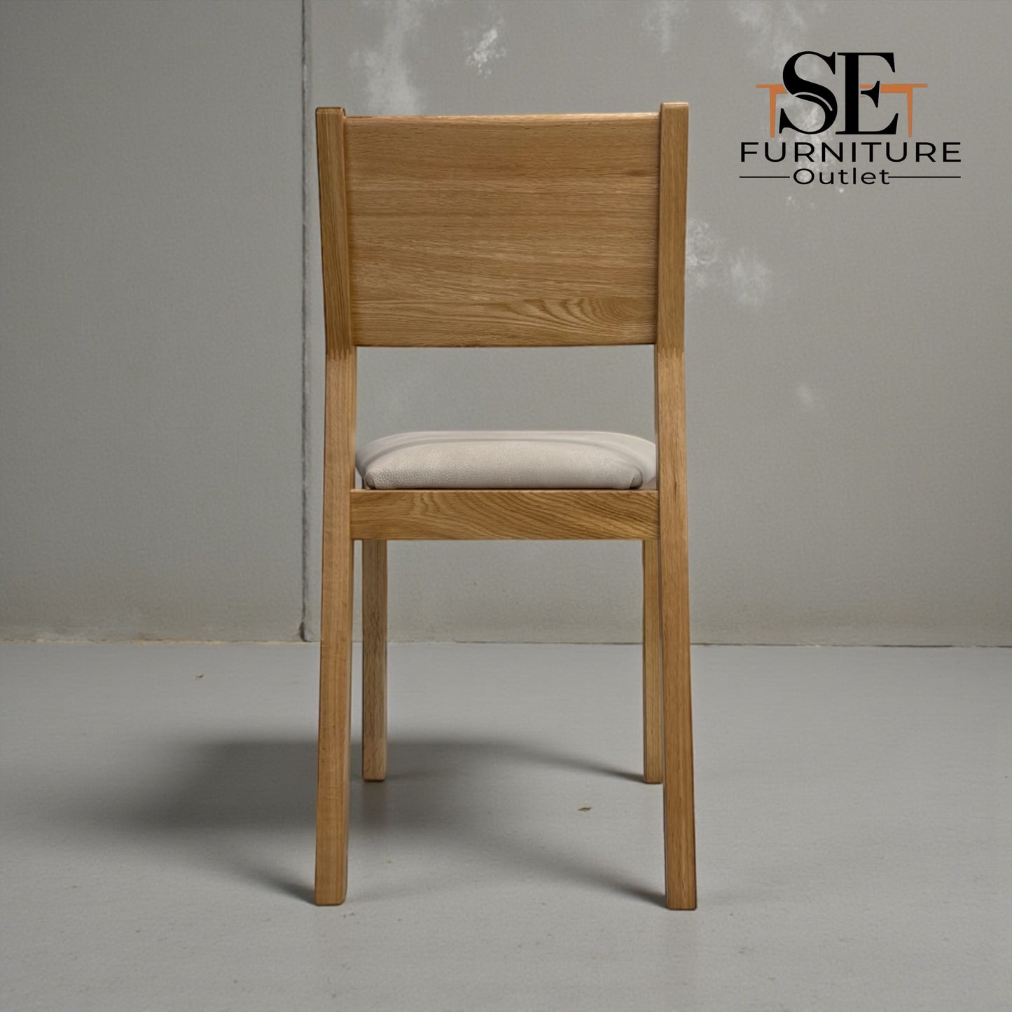 Set of 4 Natural Oak Dining Chairs, Ellison Range from Oak Furnitureland, RRP £200 Each