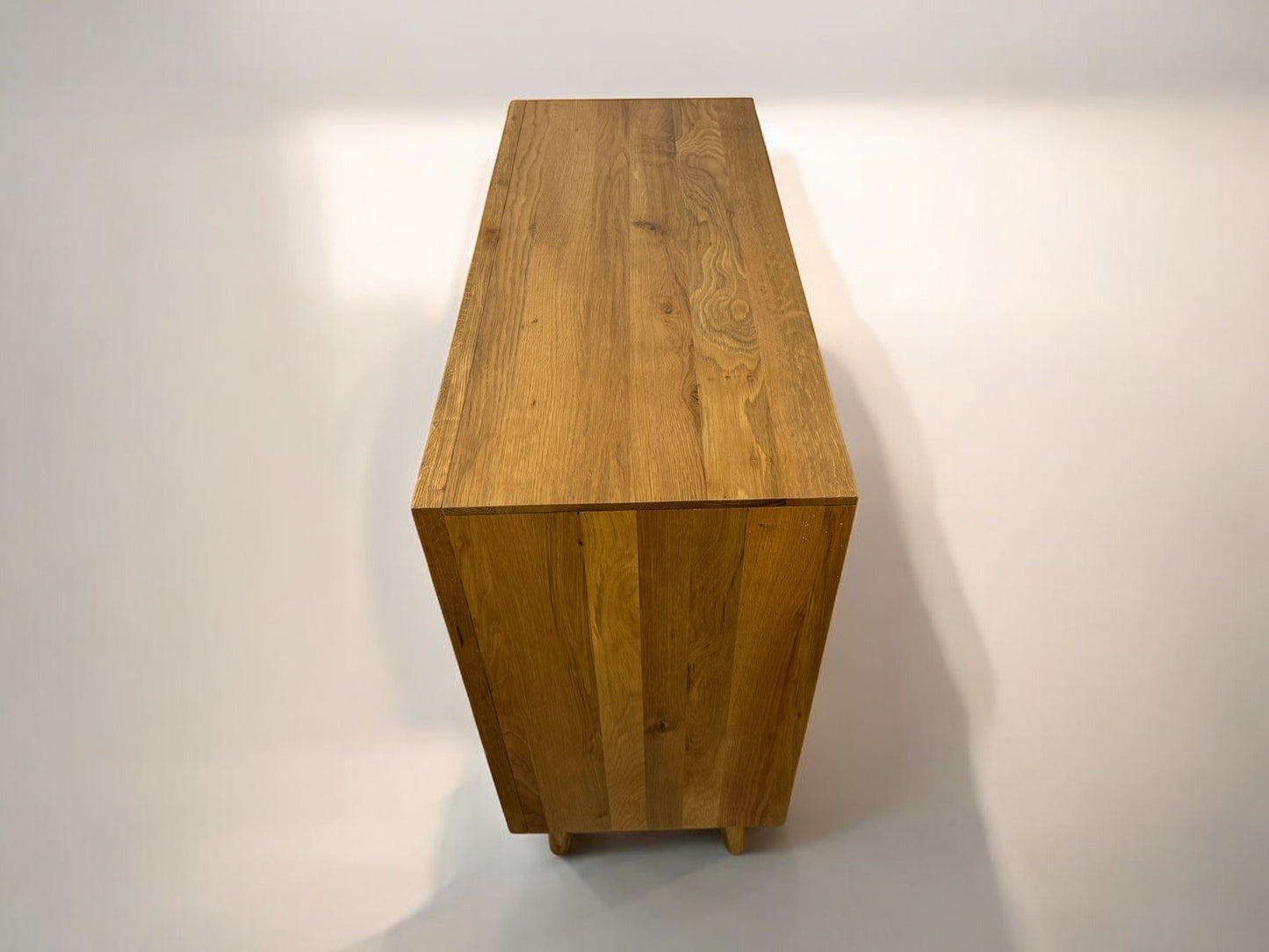 Oak Furnitureland Brushed & Glazed Solid Oak Chest of Drawers Parquet Range