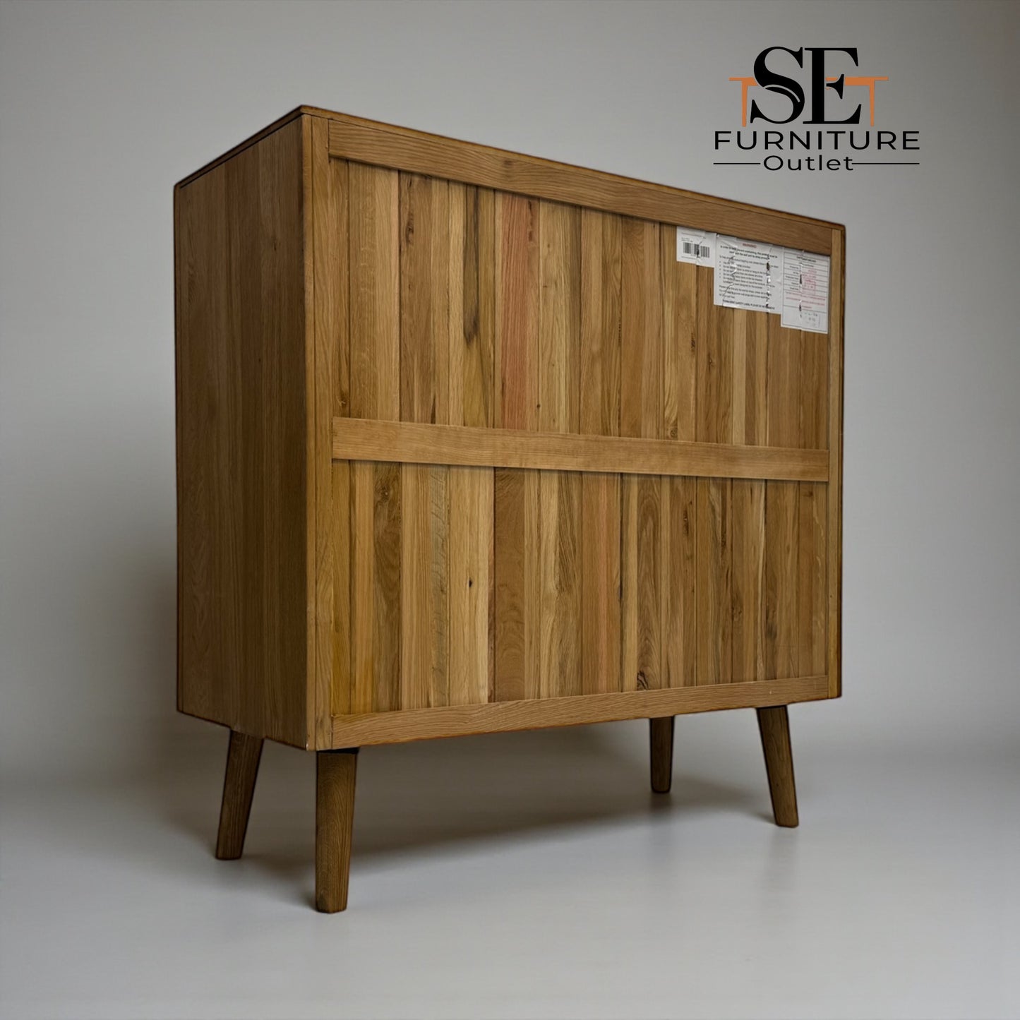 Brushed & Glazed Solid Oak Chest of Drawers Parquet Range From Oak Furnitureland RRP £569