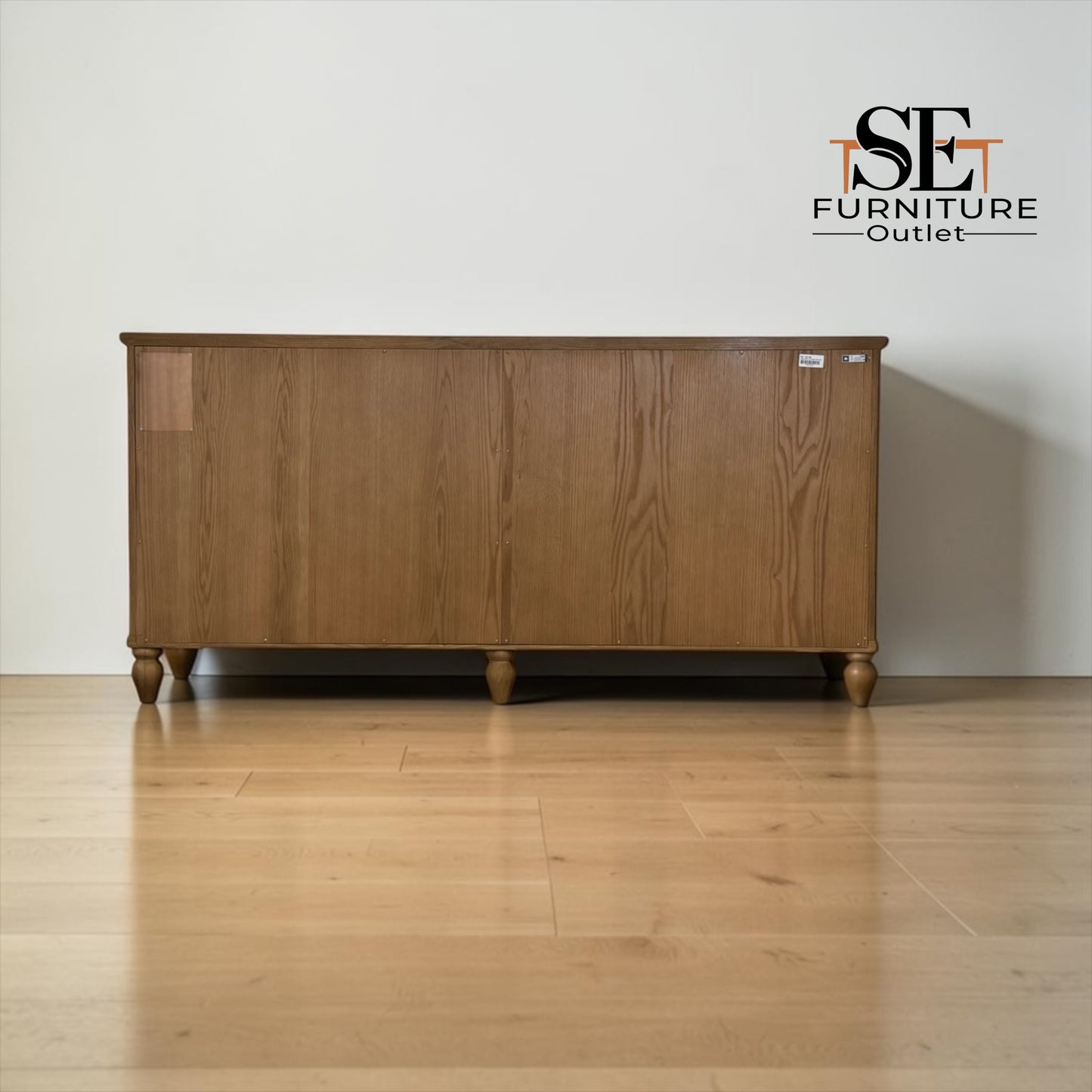 Solid Oak & Oak Veneer 8 Drawer Wide Chest, Elkstone Mellow Oak Range RRP £999