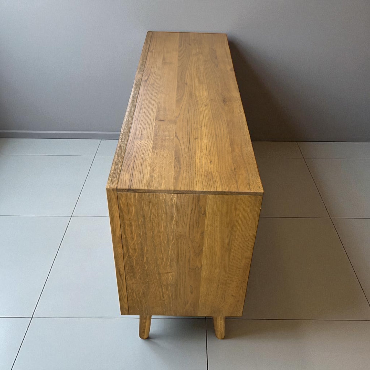 Brushed & Glazed Solid Oak 7 Drawer Chest Parquet Range From Oak Furnitureland RRP £699