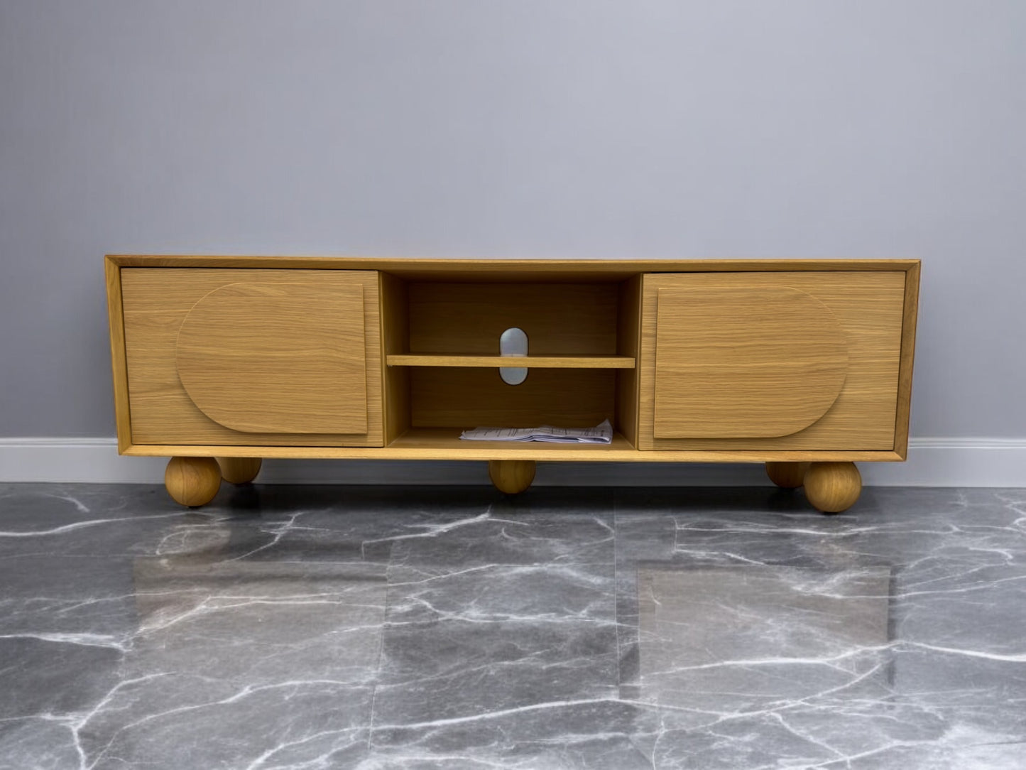 Gallery Direct Geo 2 Door TV unit with Adjustable Shelves RRP £529