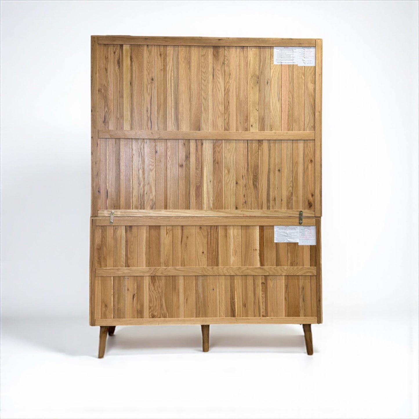 Brushed & Glazed Solid Oak Large Dresser Parquet Range From Oak Furnitureland RRP £1449