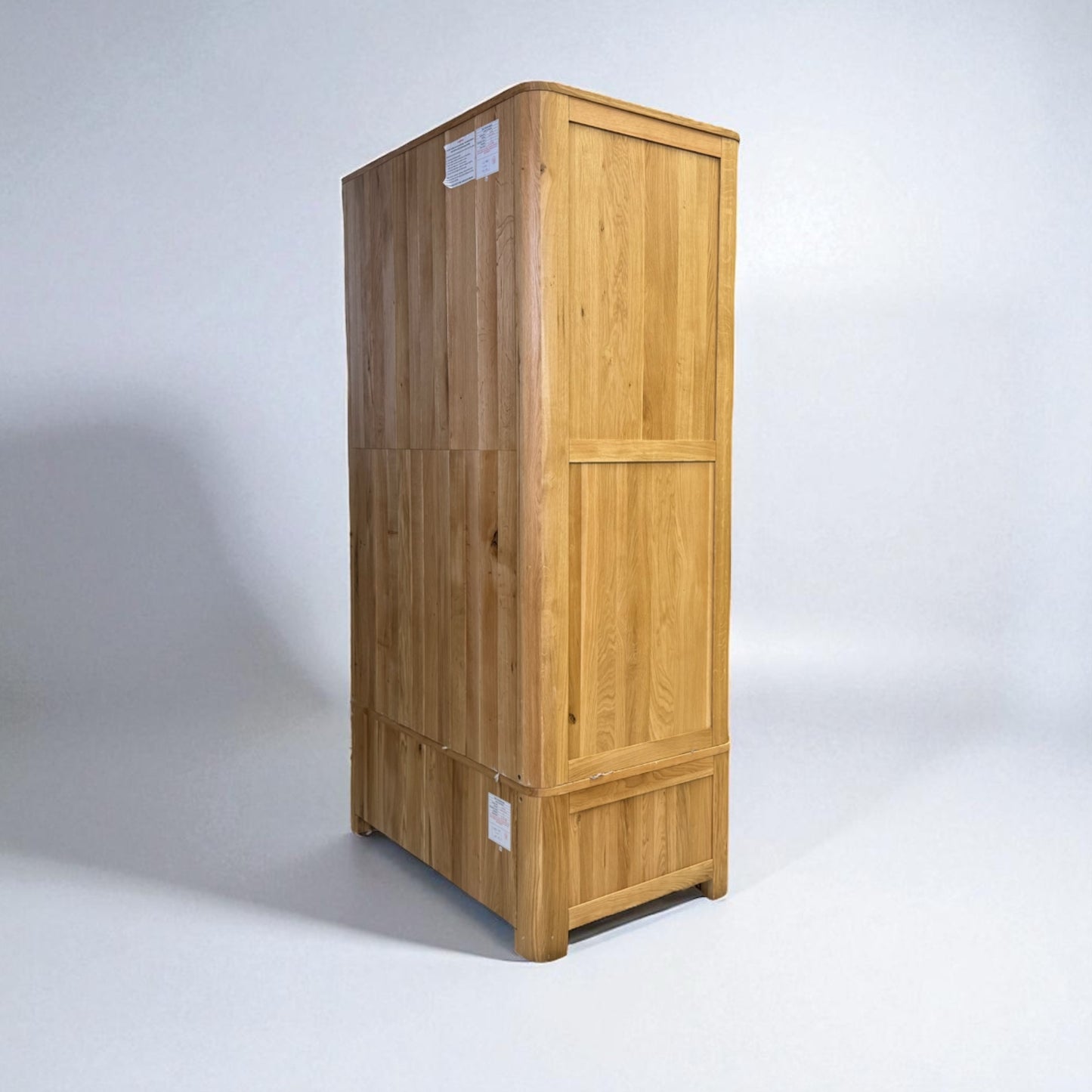 Natural Solid Oak Double Wardrobe Romsey Range From Oak Furnitureland RRP £939