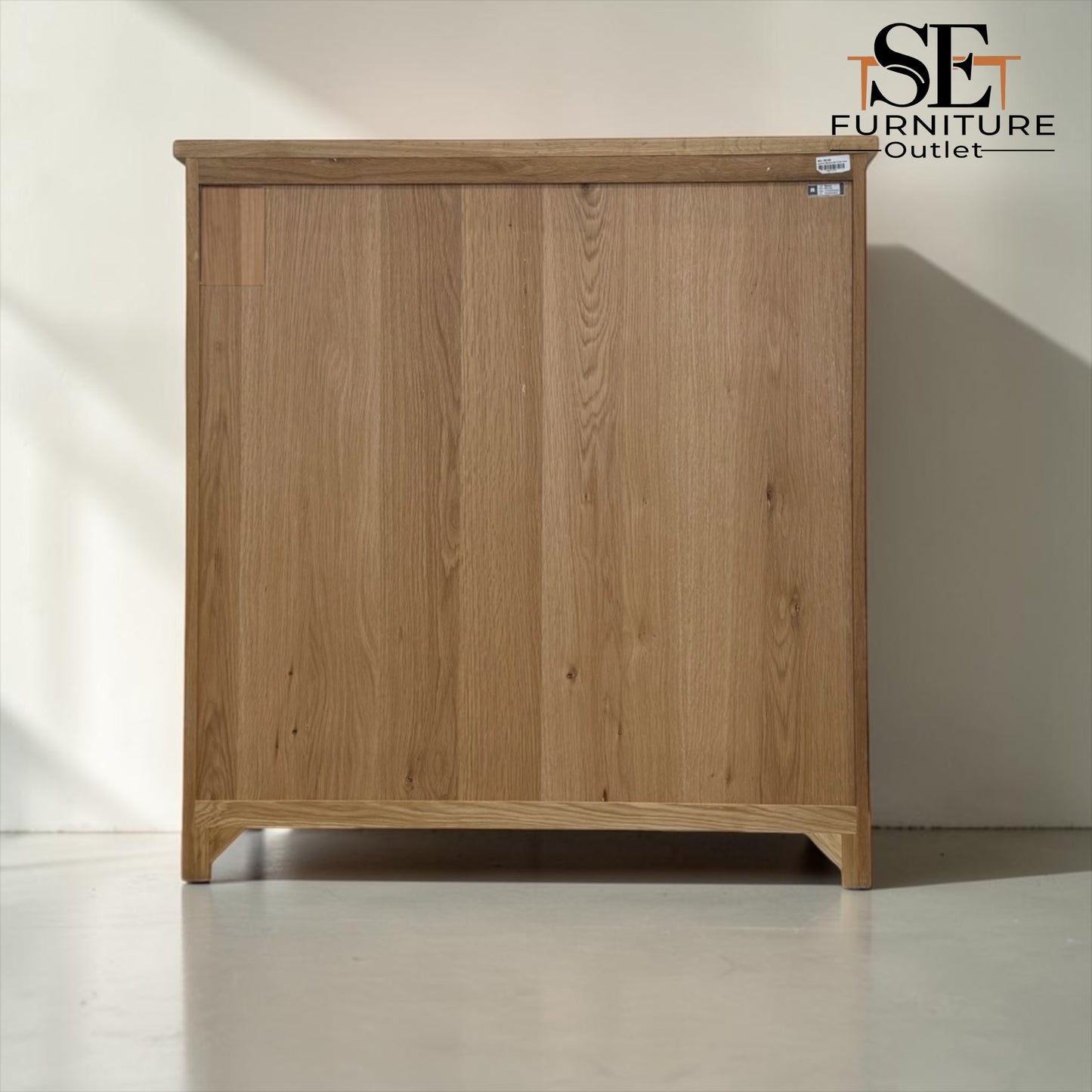 Whitewashed Finish Solid Oak & Quality Oak Veneer 7 Drawer Chest, Inglesham Range, RRP £899