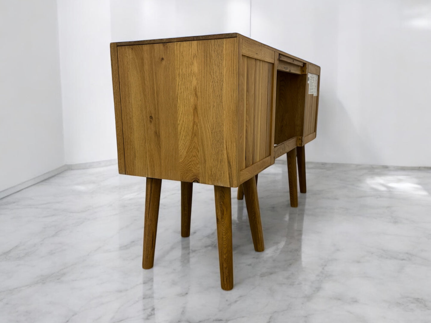 Oak Furnitureland Brushed & Glazed Solid Oak Dressing Table Parquet Range RRP £529