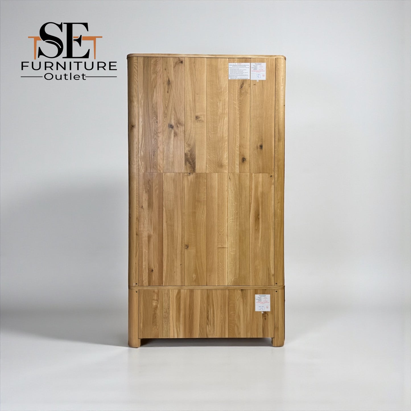 Natural Solid Oak Double Wardrobe Romsey Range From Oak Furnitureland RRP £939