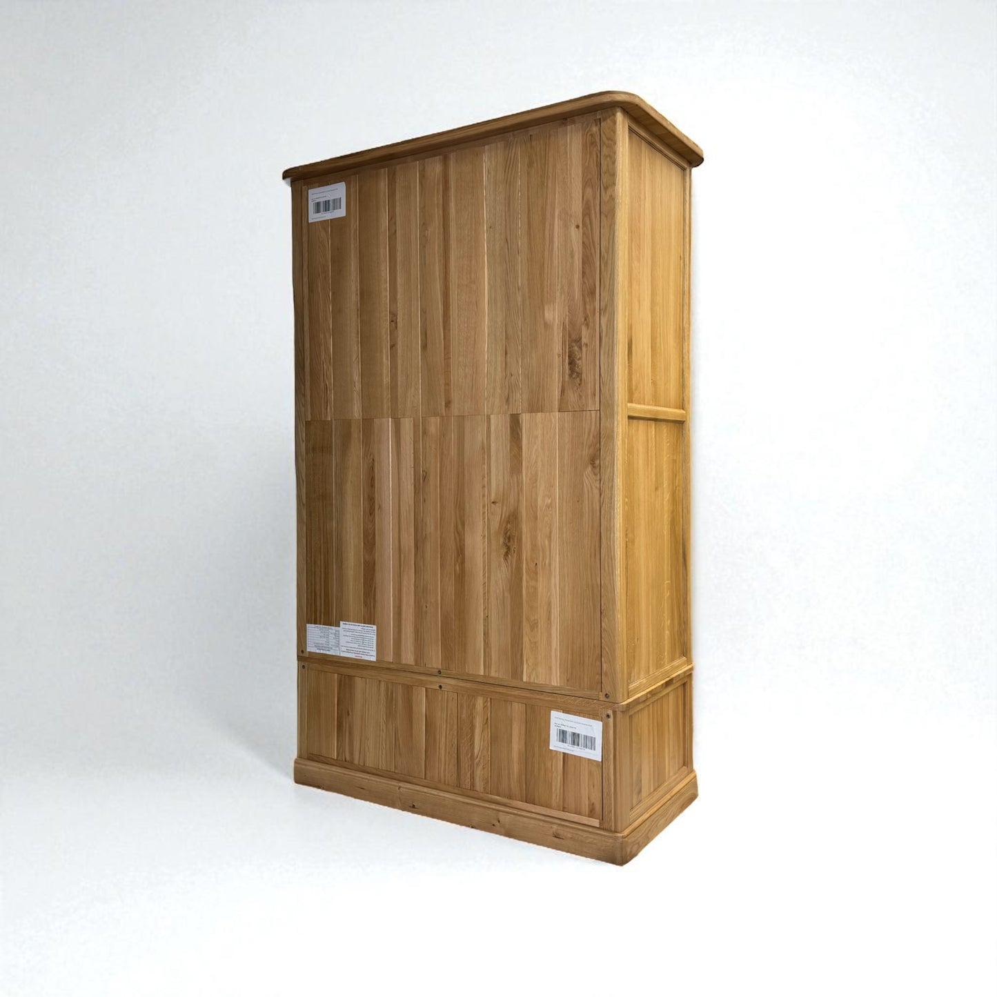 Natural Solid Oak Double Wardrobe Brennan Range From Oak Furnitureland