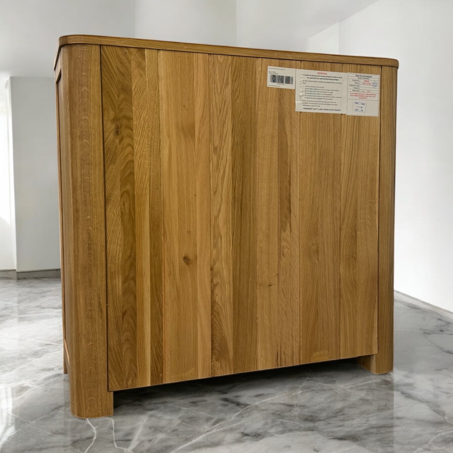 Natural Solid Oak Storage Cabinet Romsey Range From Oak Furnitureland RRP £499