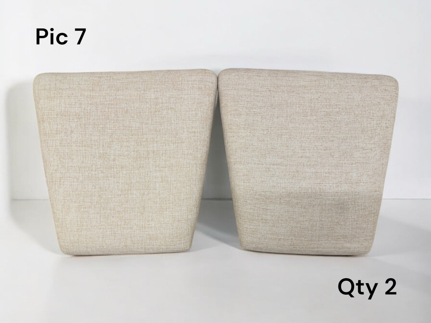 VARIOUS COLORED SEAT PADS IN FABRIC & LEATHER