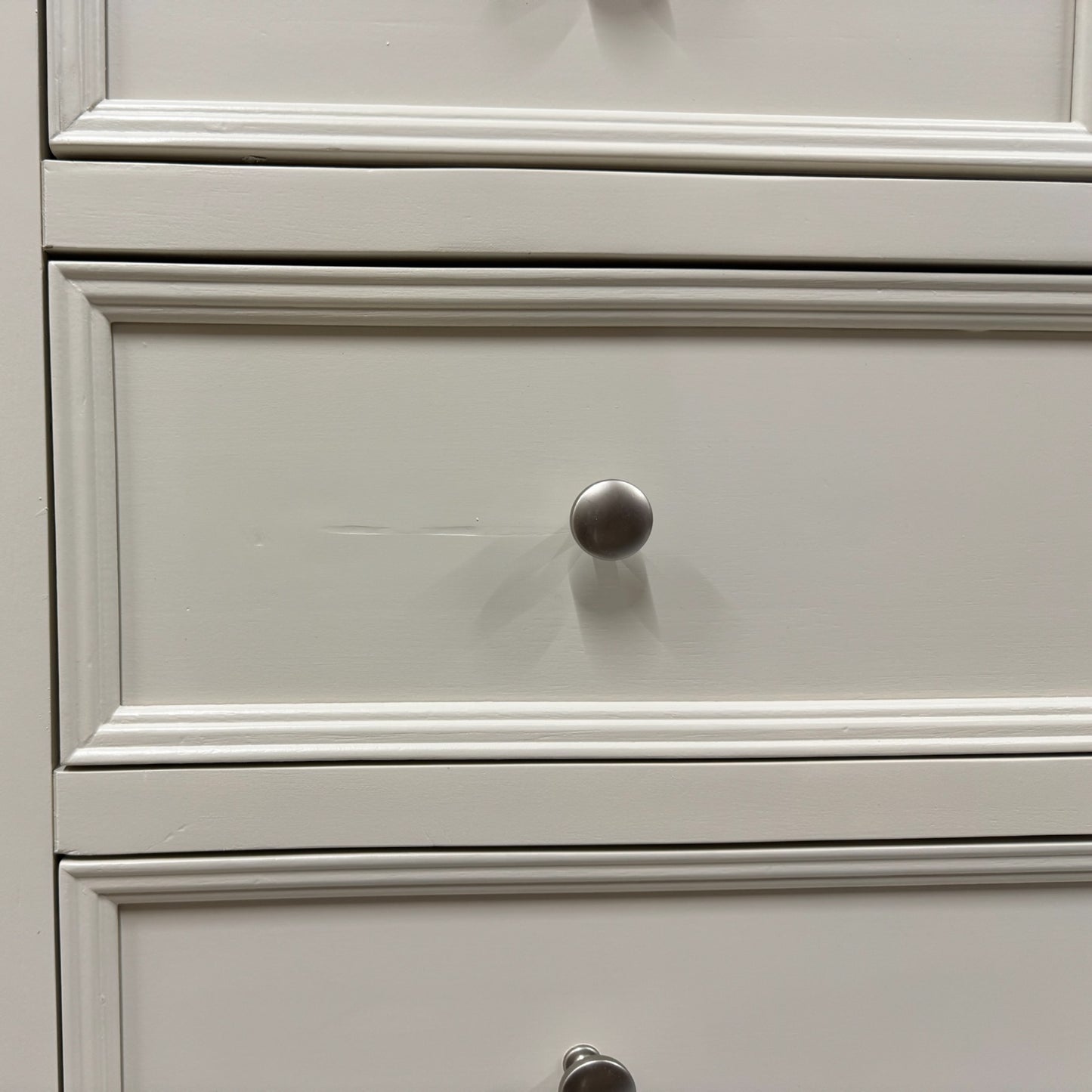 Natural Solid Oak & Painted 5 Drawer Chest, From Oak Furniture Superstore