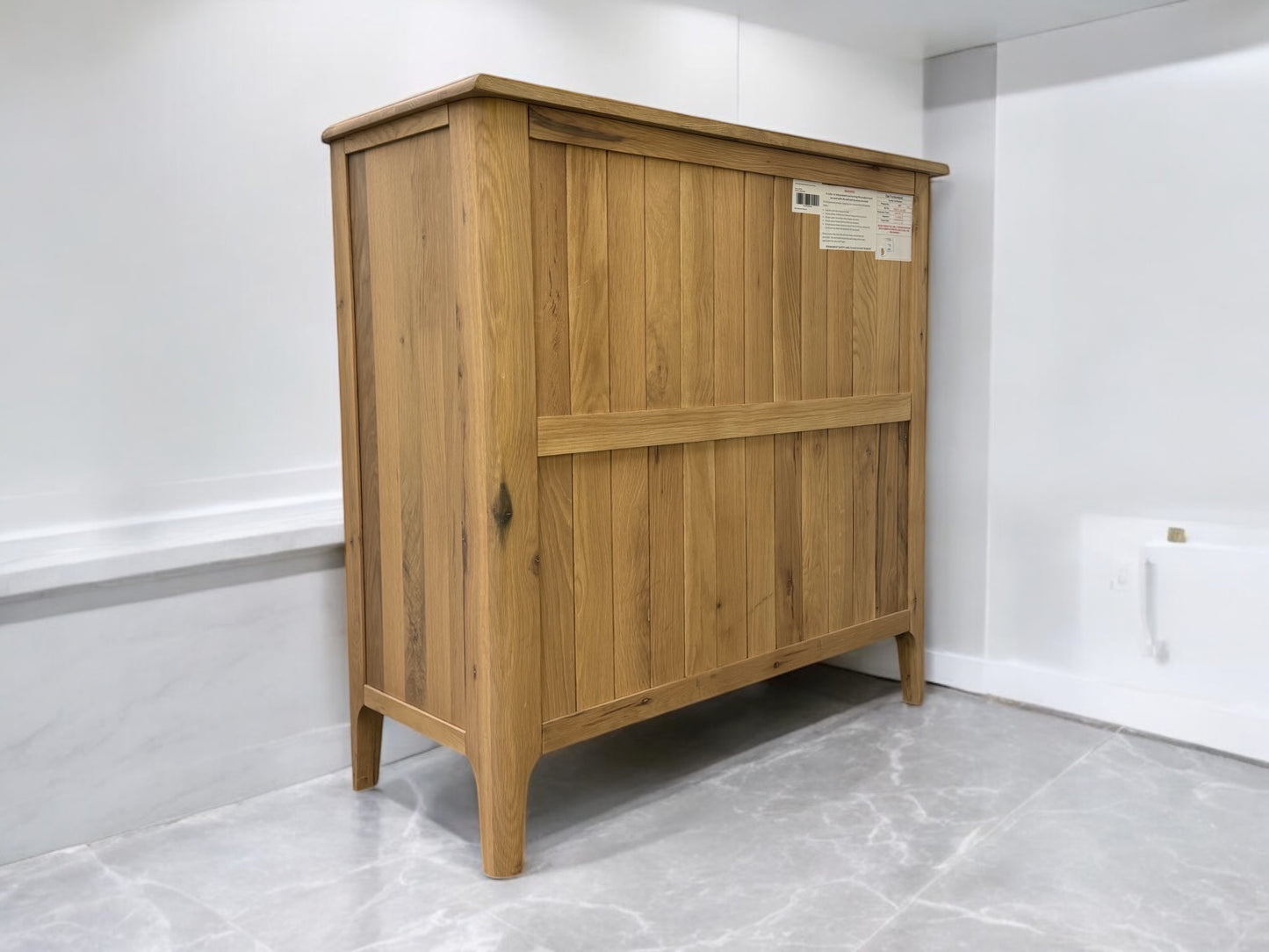 Light Natural Solid Oak 5 Drawer Chest Newton Range From Oak Furnitureland RRP £549
