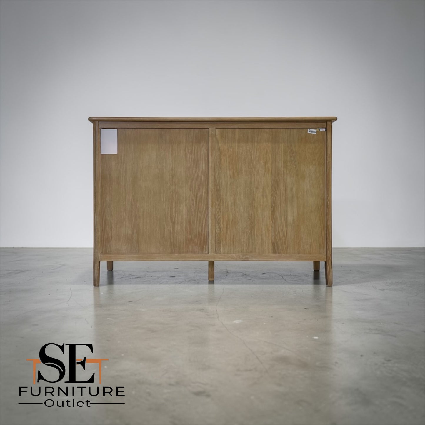 Solid Oak Top, Frames with Oak Veneer & White Wax Finish, 10 Drawer Chest Berkeley Nordic Oak Range RRP £999