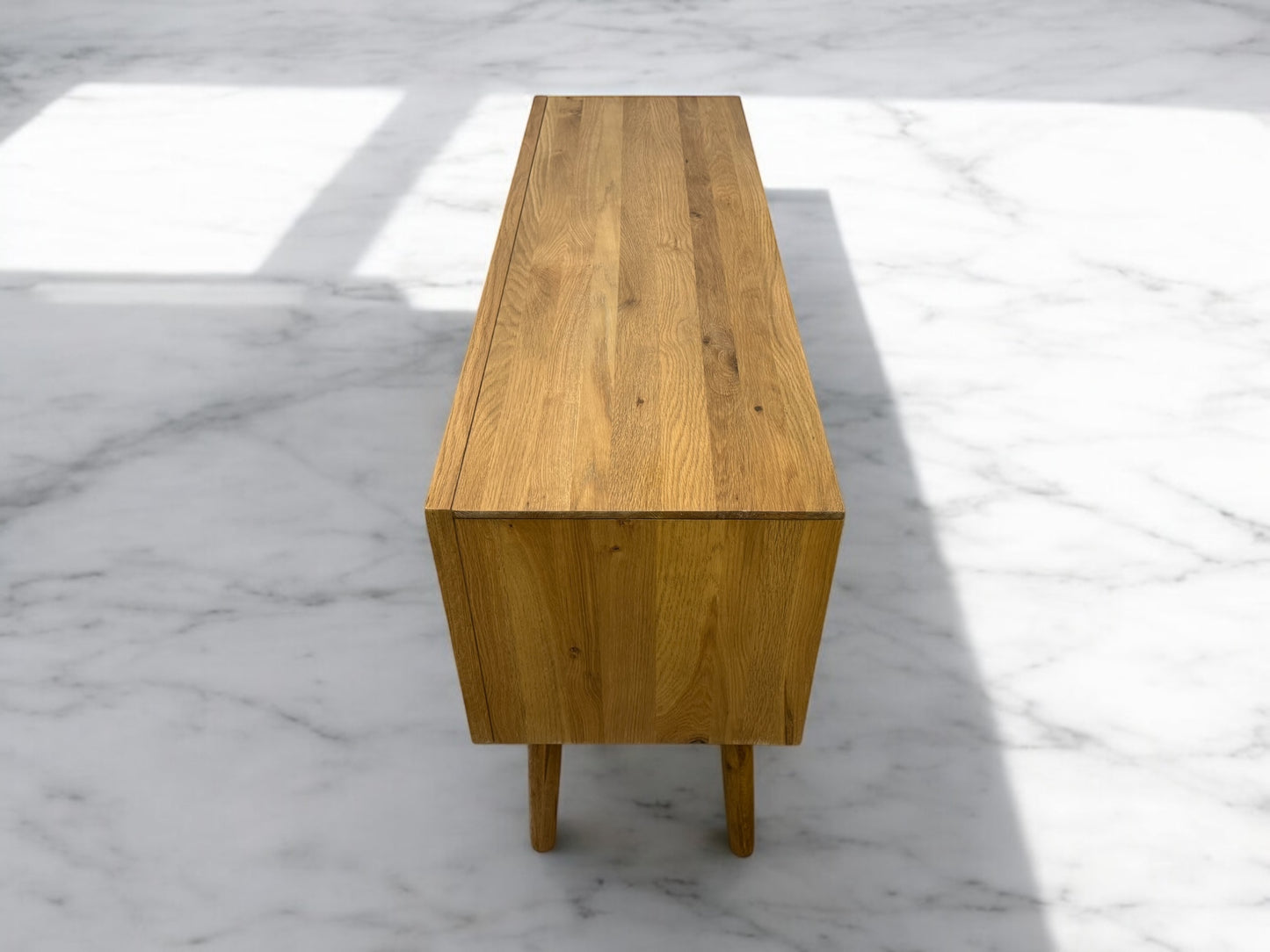 Oak Furnitureland Brushed & Glazed Solid Oak Dressing Table Parquet Range RRP £529