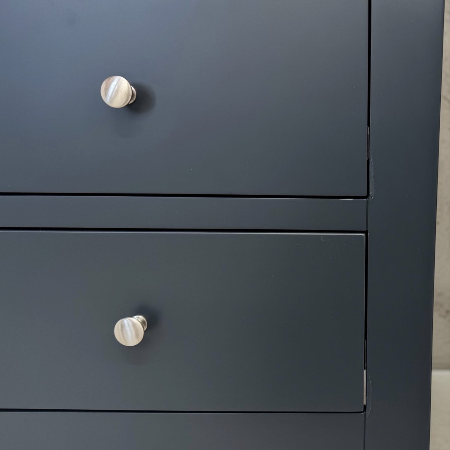 Oak & Solid Wood Frames Double Larder, Chester Charcoal Range RRP £1499
