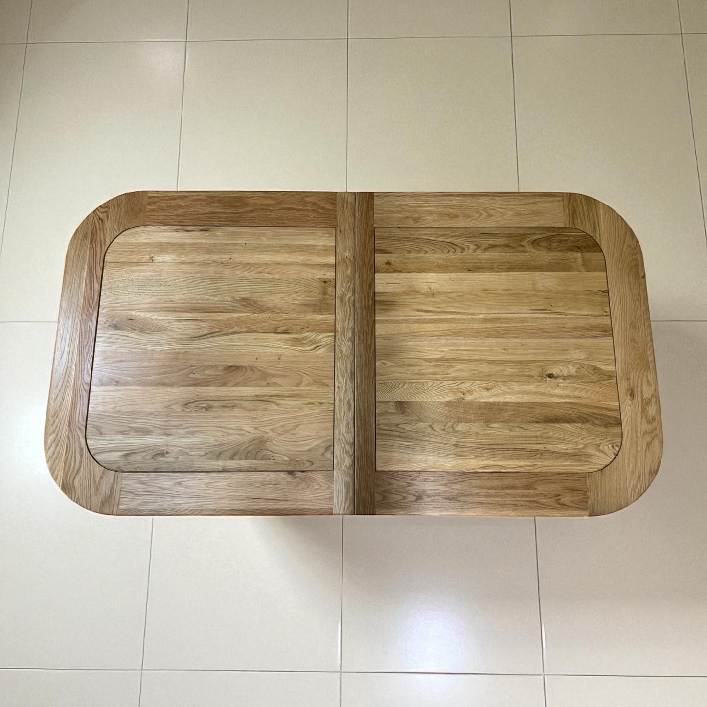 Natural Solid Oak Extending Dining Table, 10 to 12 Seater Hercules Range From Oak Furnitureland RRP £1099