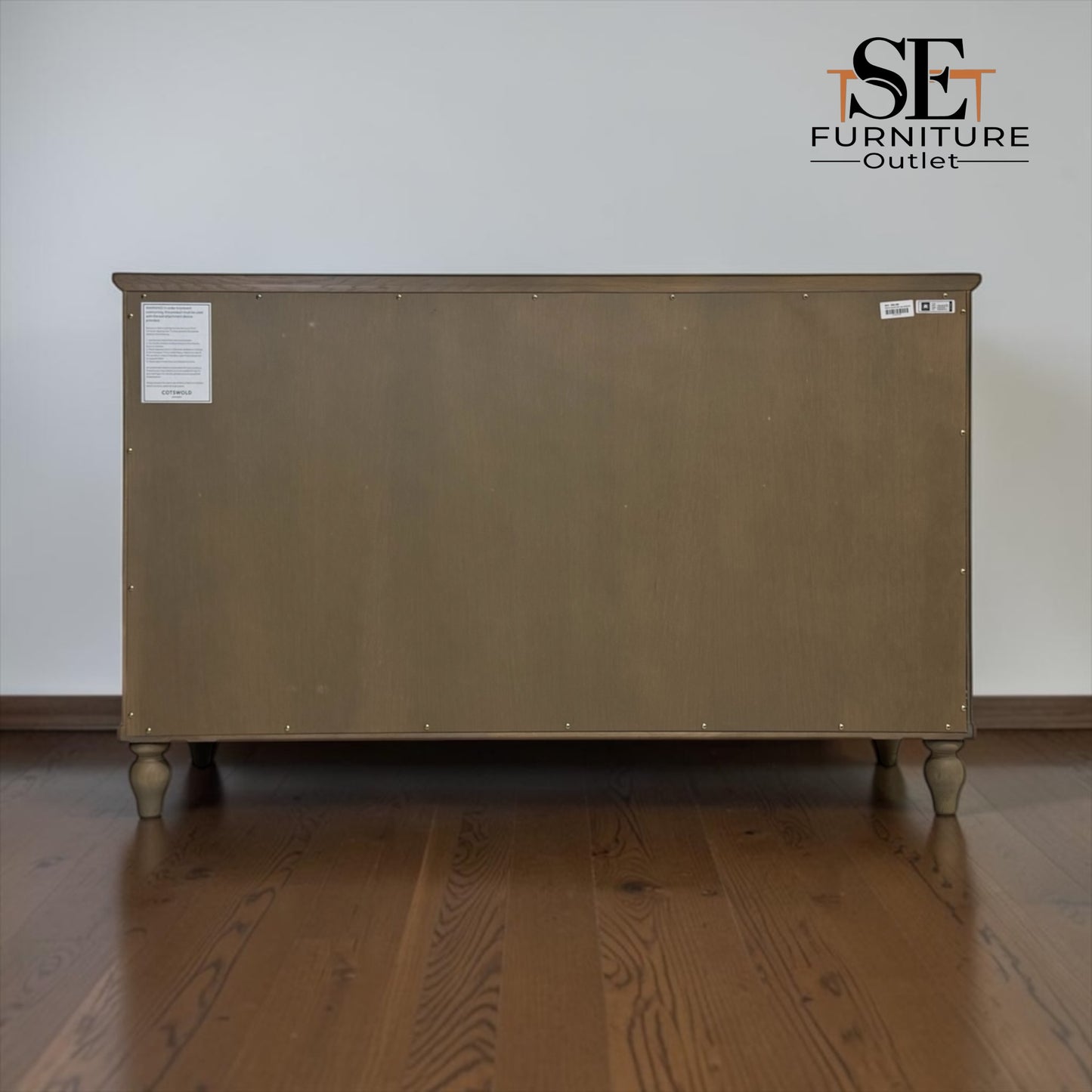 Solid Smoked Oak & Premium Oak Veneer Large Sideboard, Elkstone Range RRP £750