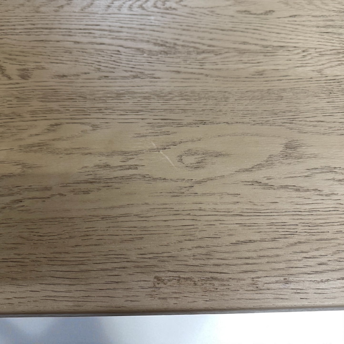 Solid Weathered Oak 6 to 8 Seater Extending Dining Table, Burleigh Range From Oak Furnitureland RRP £1199