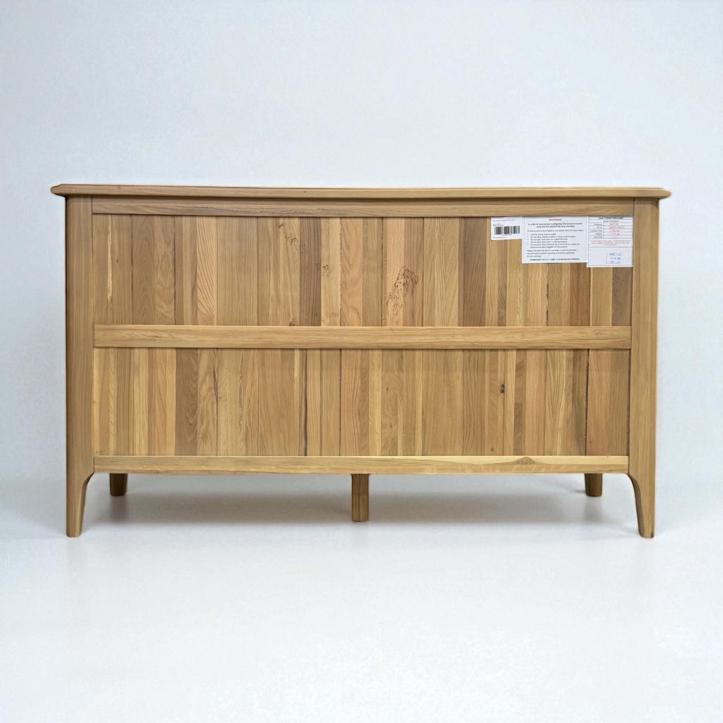 Light Natural Solid Oak 7 Drawer Chest, Newton Range From Oak Furnitureland RRP £679
