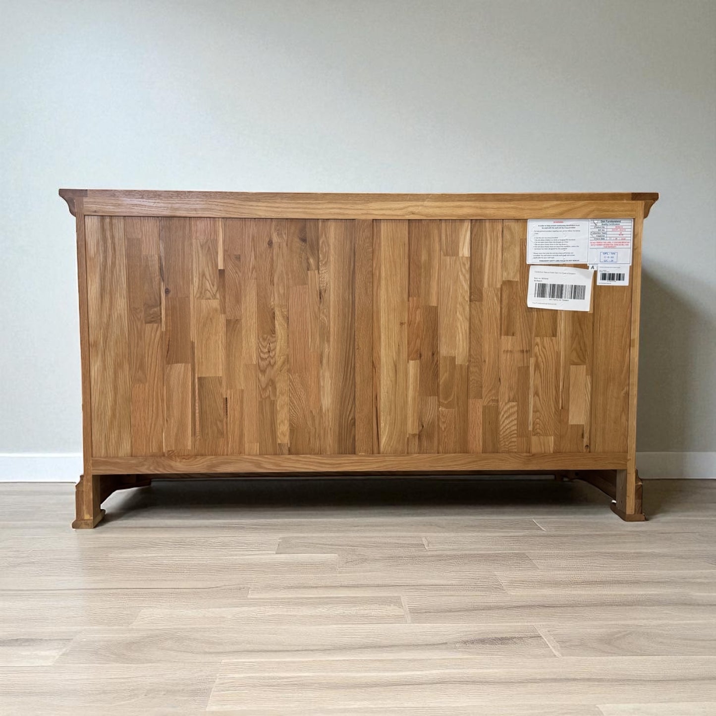 Natural Solid Oak 7 Drawer Chest, Canterbury Range From Oak Furnitureland RRP £669