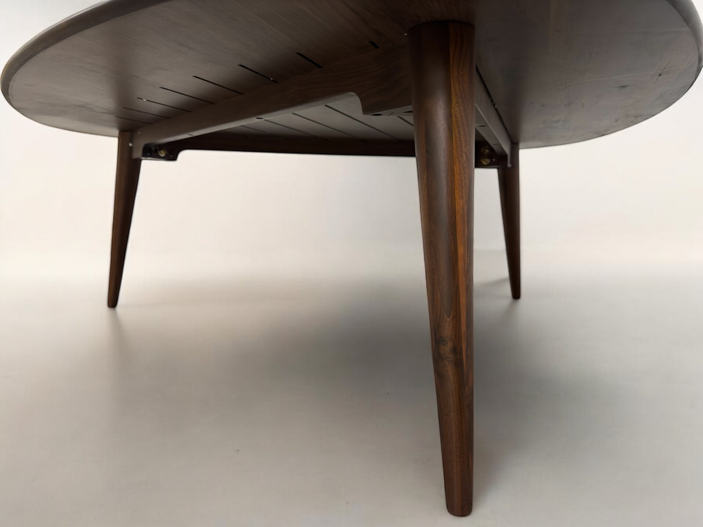 La Redoute Large Retro-Style Coffee Table in Solid Walnut RRP £599