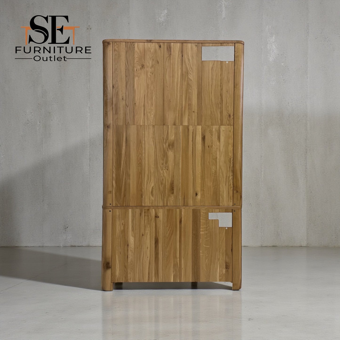 Natural Solid Oak Kitchen Larder Romsey Range From Oak Furnitureland RRP £1399