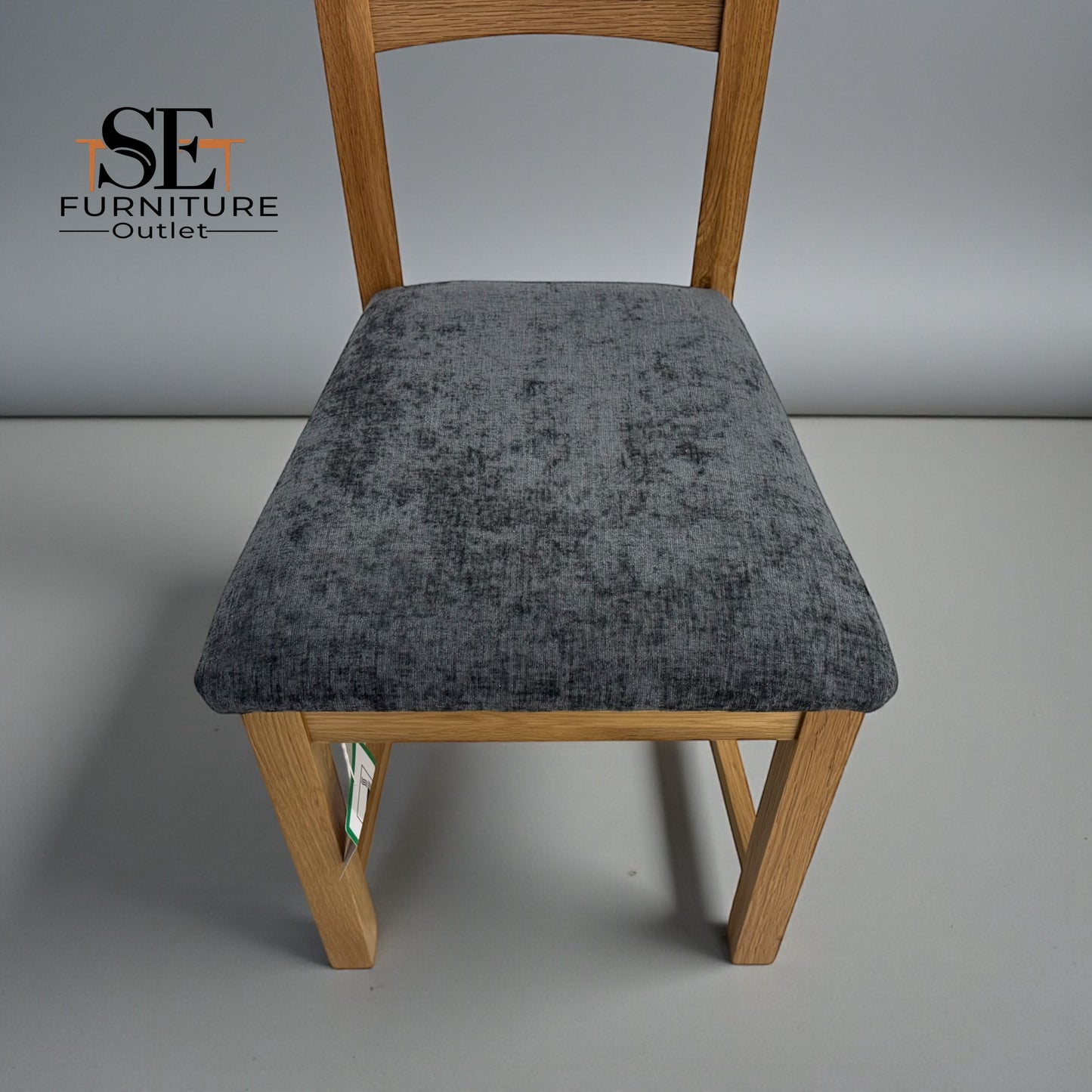 Set of 4 Natural Oak Dining Chairs, Cross Back Range From Oak Furnitureland RRP £200 Each