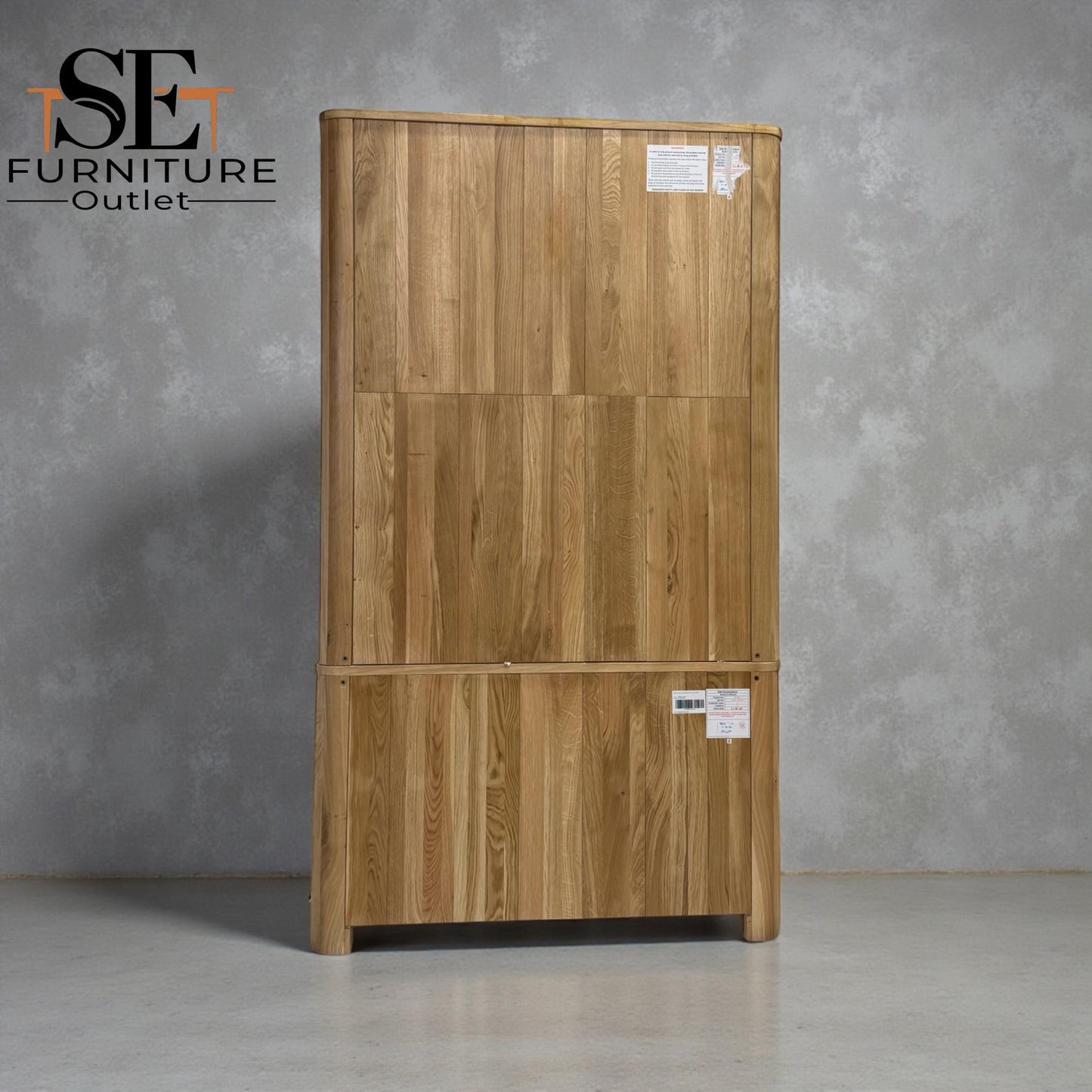 Natural Solid Oak Kitchen Larder Romsey Range From Oak Furnitureland RRP £1399