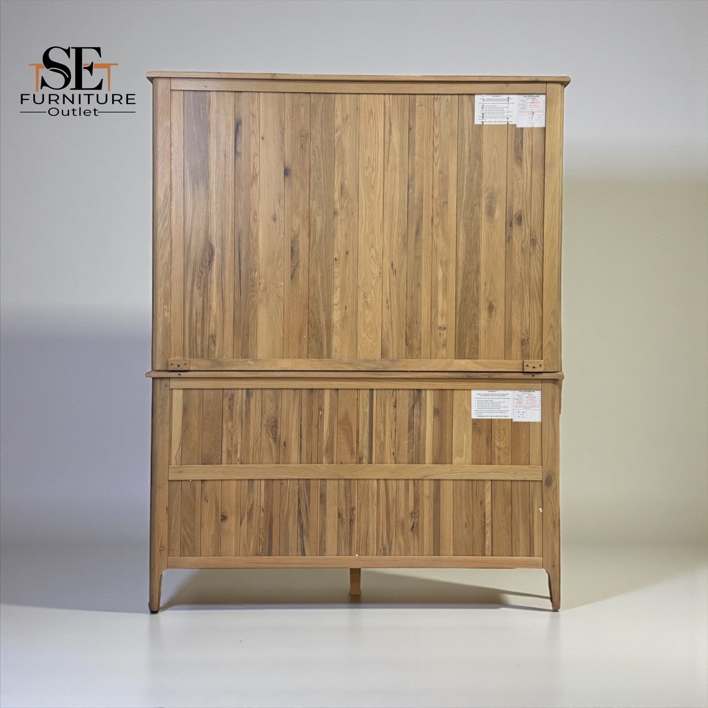 Light Natural Solid Oak Large Dresser, Newton Range From Oak Furnitureland RRP £1529