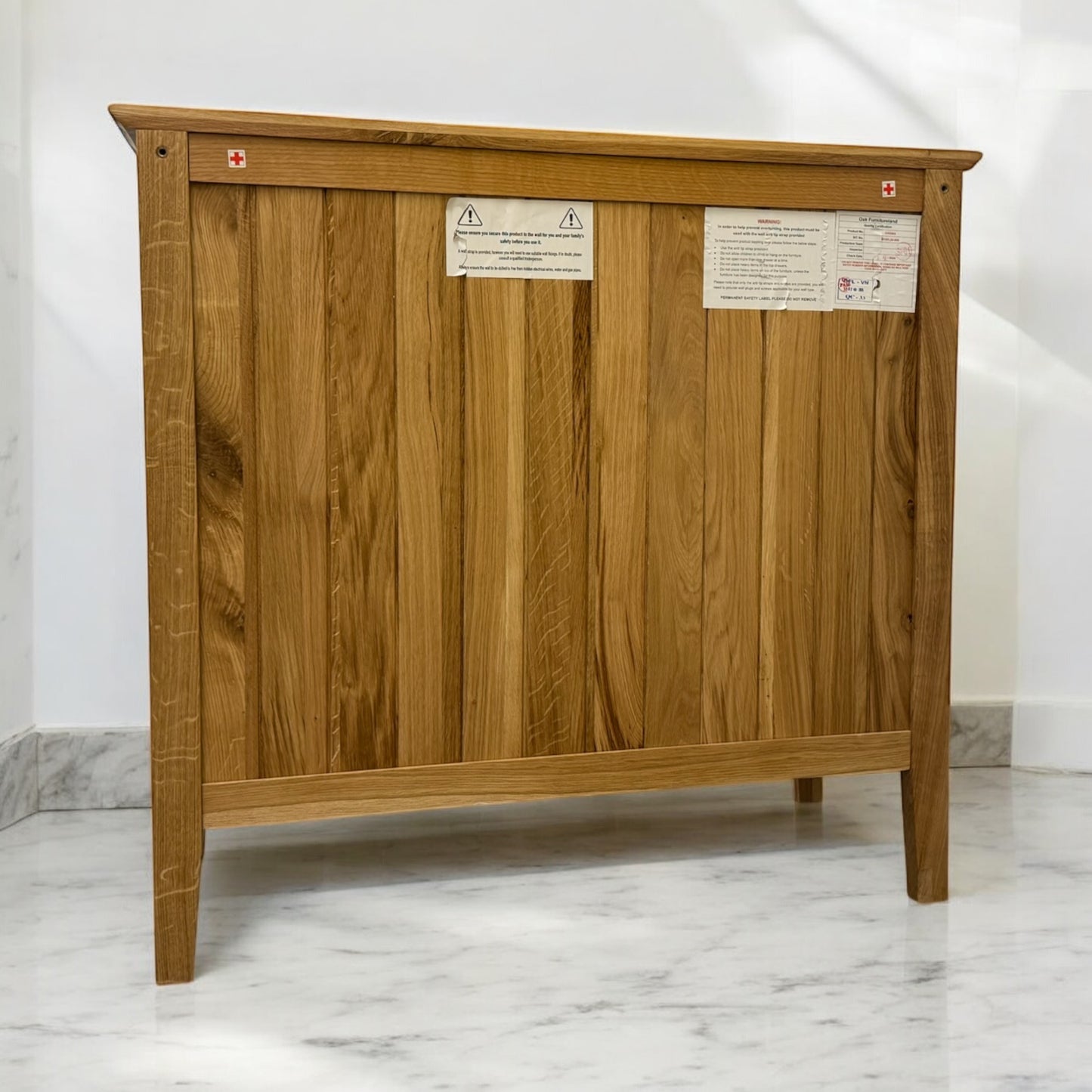 Oak Furnitureland Solid Oak Small Sideboard Copenhagen Range RRP £599