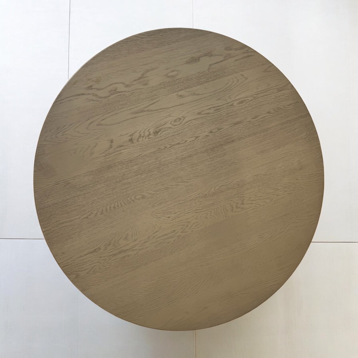 Solid Weathered Oak 4 Seater Round Pedestal Dining Table, Burleigh Range From Oak Furnitureland RRP £879