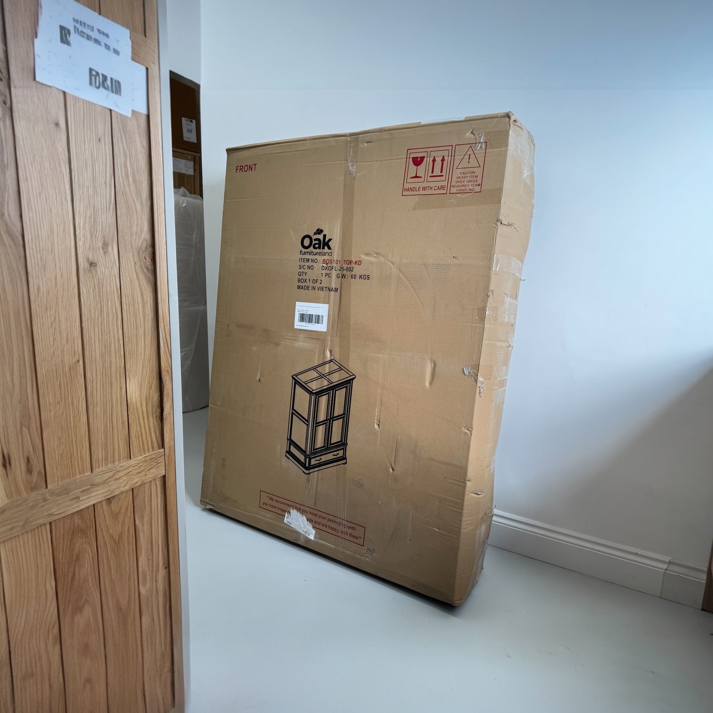 Natural Solid Oak Double Wardrobe Canterbury Range From Oak Furnitureland RRP £959