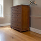 Solid Oak & Oak Veneer 7 Drawer Chest, Winchcombe Dark Oak Range RRP £1250
