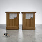 Natural Solid Oak 2 Drawer Bedside Tables Brennan Range From Oak Furnitureland RRP £658