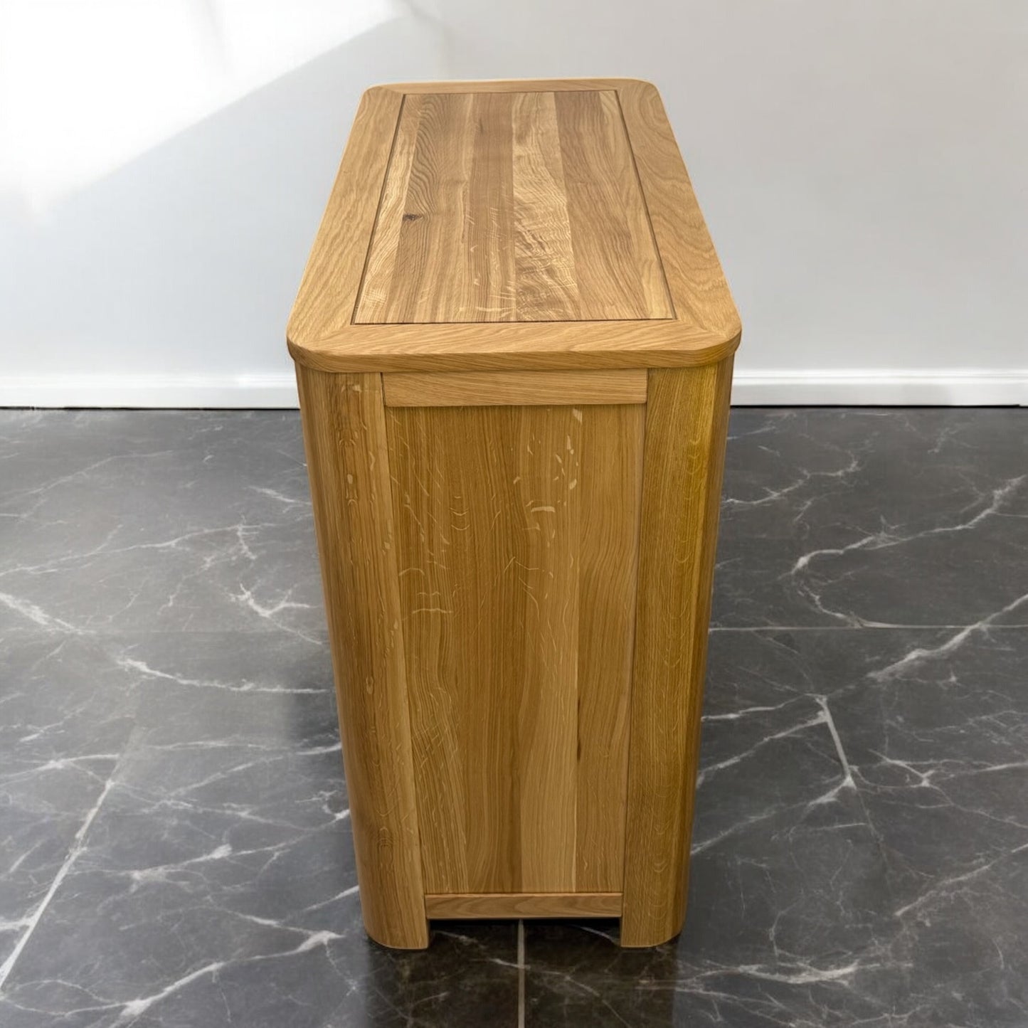 Natural Solid Oak Storage Cabinet Romsey Range From Oak Furnitureland RRP £499