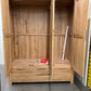 Oak Furnitureland Natural Solid Oak Triple Wardrobe Romsey Range RRP £1449