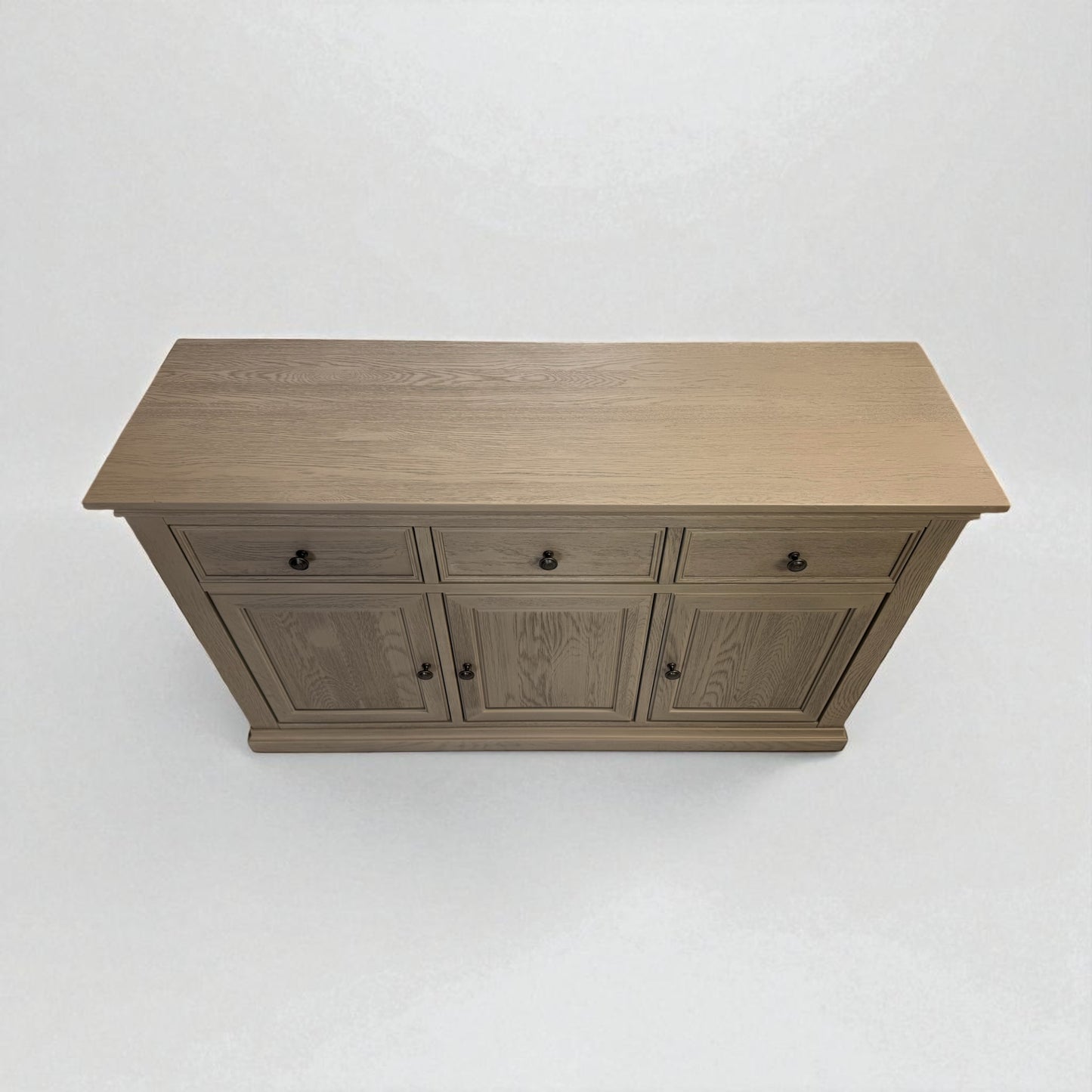 Solid Weathered Oak Large Sideboard Burleigh Range From Oak Furnitureland RRP £749