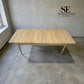 Light Natural Solid Oak Extending Dining Table, 6 to 8 Seater Newton Range From Oak Furnitureland RRP £869