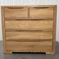 Solid Oak 5 Drawer Chest RRP £769.      (No Veneer, MDF Or Chipboard Used)