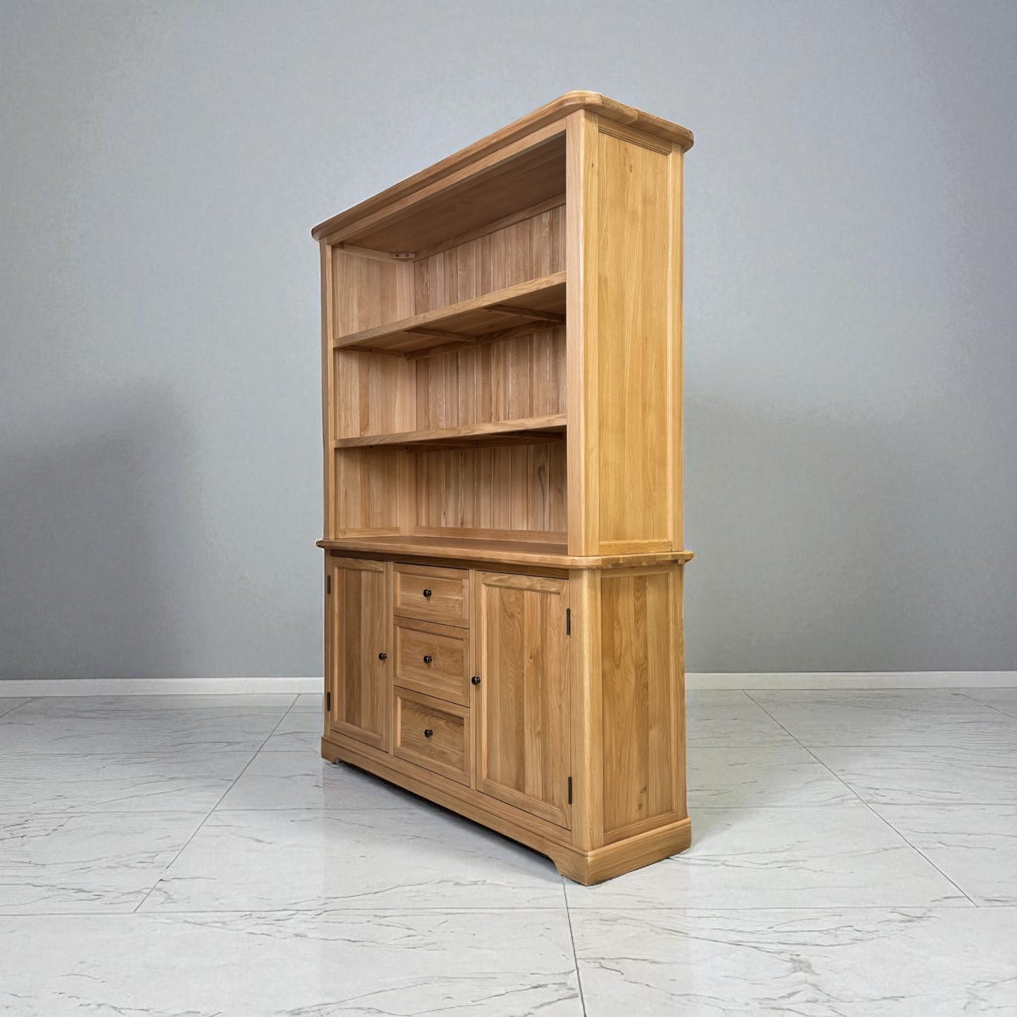 Natural Solid Oak Large Dresser From Oak Furnitureland