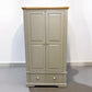 Oak Furnitureland Oak & Painted Double Wardrobe St Ives Range RRP £849