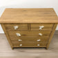 Oak Furnitureland Natural Light Solid Oak 5 Drawer Chest, Newton Range RRP £549