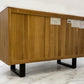 Natural Solid Oak & Metal Small Sideboard, Maine Range From Oak Furnitureland RRP £529