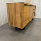 Oak Furnitureland Natural Solid Oak & Metal Legs Extra Large Sideboard Maine Range RRP £749