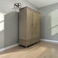 Smoked Solid Oak & Oak Veneer Triple Wardrobe, Bibury Smoked Oak Range, RRP £1799