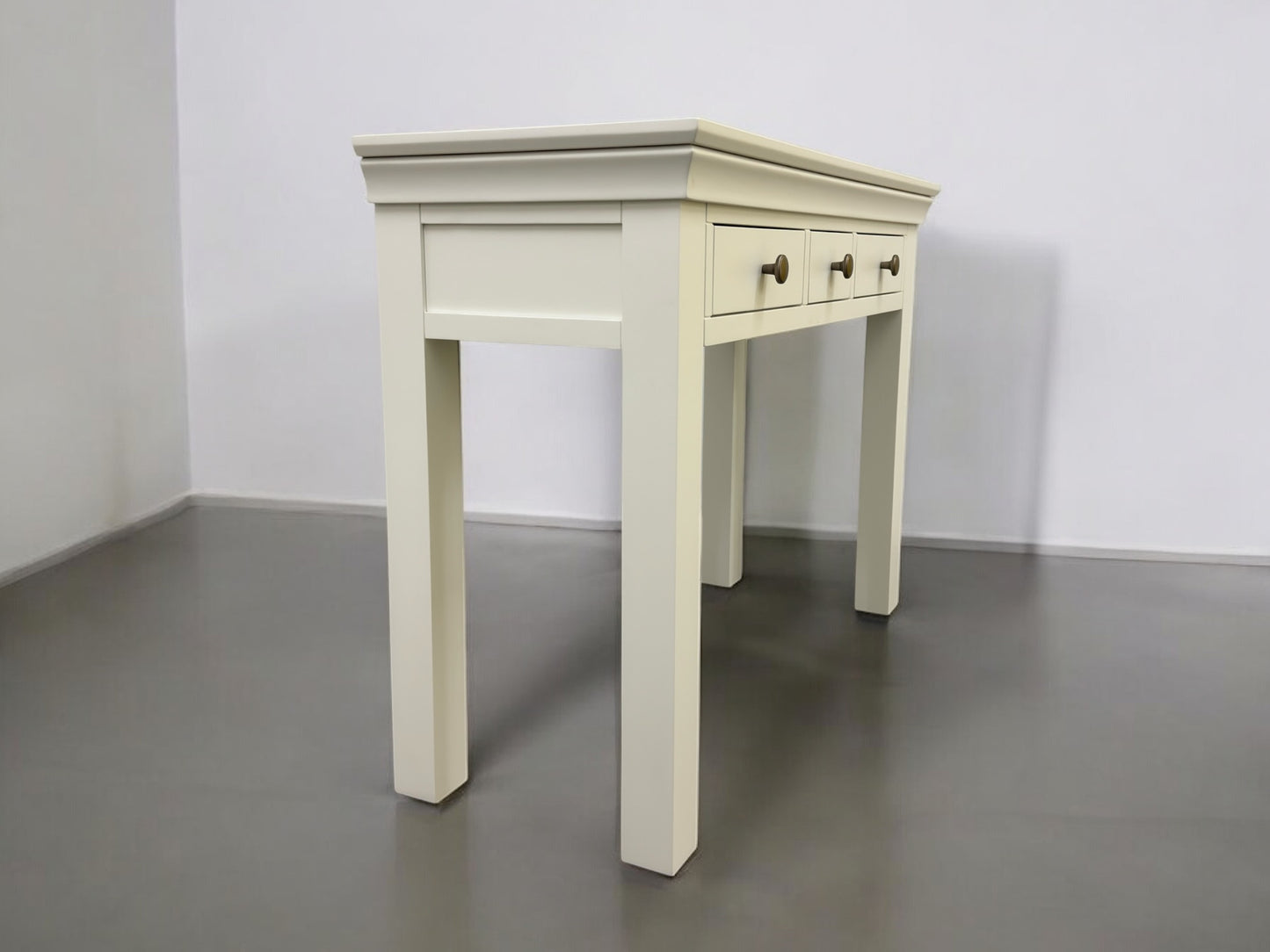 Cotswold Company Solid Wood Frame & Warm White Painted Console Table RRP £399