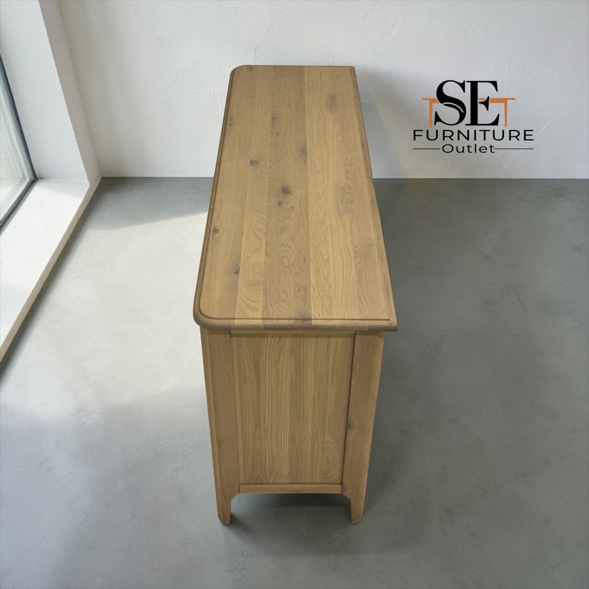 Light Natural Solid Oak 7 Drawer Chest, Newton Range From Oak Furnitureland RRP £759